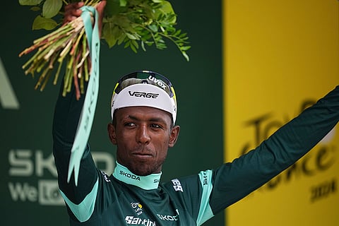 Best sprinter Eritrea's Biniam Girmay